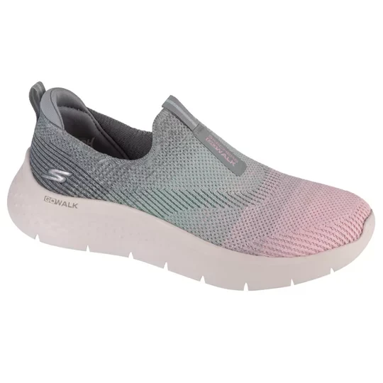 Zdjęcie produktu Skechers Go Walk Flex - Cali Sunset 124827-GYMT, Damskie, Szare, buty sneakers, tkanina, rozmiar: 36