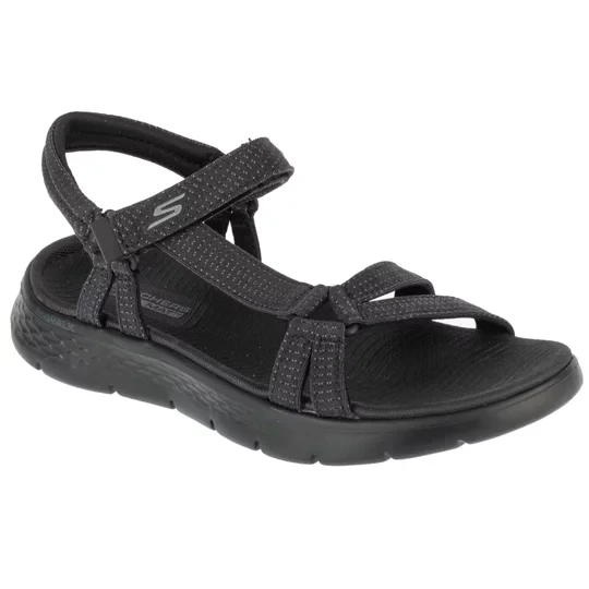 Zdjęcie produktu Skechers Go Walk Flex Sandal - Sublime 141451-BBK, Damskie, Czarne, sandały, tkanina, rozmiar: 36