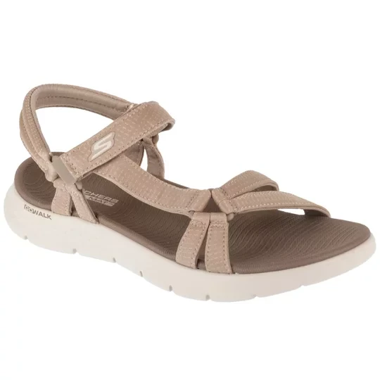 Zdjęcie produktu Skechers Go Walk Flex Sandal - Sublime 141451-TPE, Damskie, Szare, sandały, tkanina, rozmiar: 41