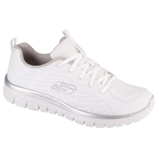 Zdjęcie produktu Skechers Graceful - Get Connected 12615-WSL, Damskie, Białe, buty sneakers, przewiewna siateczka, rozmiar: 36