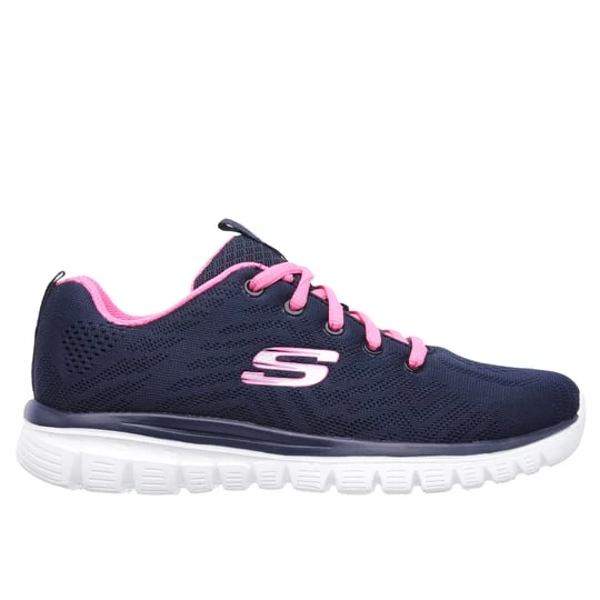Zdjęcie produktu Skechers Graceful - Get Connected - Granatowy / Jaskrawy Rozowy różowy