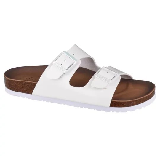 Zdjęcie produktu Skechers Granola-Gloss Floss 163030-WHT, Damskie, Białe, klapki, skóra syntetyczna, rozmiar: 37