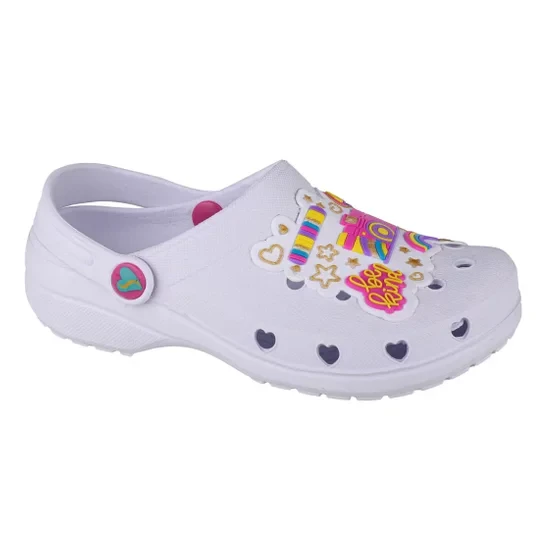 Zdjęcie produktu Skechers Heart Charmer Photobomb 308003L-WMLT, Dla dziewczynki, Białe, klapki, syntetyk, rozmiar: 28