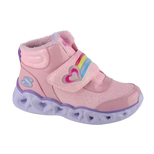 Zdjęcie produktu Skechers Heart Lights - Brilliant Rainbow 302669L-PKLV, Dla dziewczynki, Różowe, buty zimowe, tkanina, rozmiar: 27