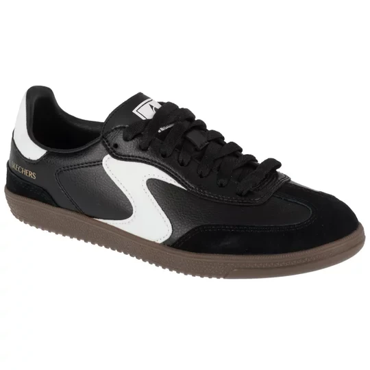 Zdjęcie produktu Skechers Hotshot - Kickoff 185232-BKW, Damskie, Czarne, buty sneakers, skóra naturalna, rozmiar: 36