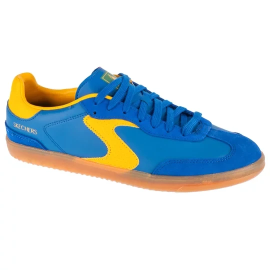 Zdjęcie produktu Skechers Hotshot - Roaver 254152-BLYL, Męskie, Niebieskie, buty sneakers, skóra syntetyczna, rozmiar: 40