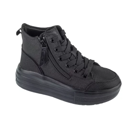 Zdjęcie produktu Skechers Hyperlift 310253L-BBK, Dla dziewczynki, Czarne, trampki, tkanina, rozmiar: 28
