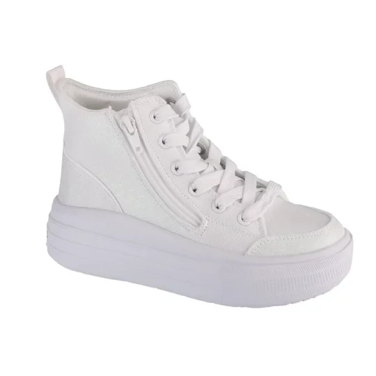 Zdjęcie produktu Skechers Hyperlift 310253L-WHT, Dla dziewczynki, Białe, trampki, tkanina, rozmiar: 29