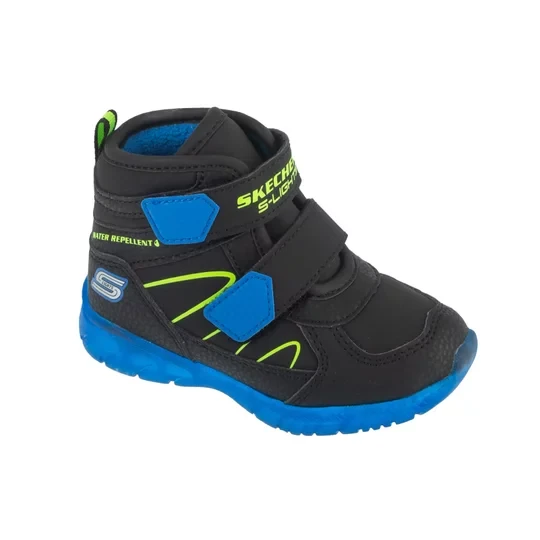 Zdjęcie produktu Skechers Illumi-Brights 407613N-BBLM, Dla chłopca, Czarne, buty zimowe, tkanina, rozmiar: 23
