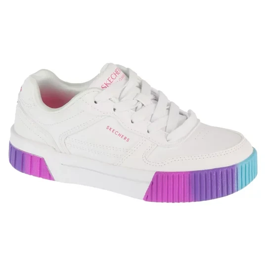 Zdjęcie produktu Skechers Jade 310890L-WMN, Dla dziewczynki, Białe, buty sneakers, skóra syntetyczna, rozmiar: 28