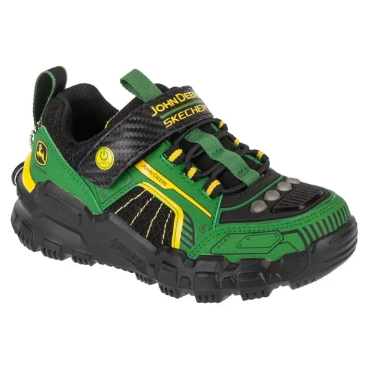Zdjęcie produktu Skechers John Deere: Adventure Track - Rugged-Bright 407061L-GNBK, Dla chłopca, Zielone, buty sneakers, tkanina, rozmiar: 31