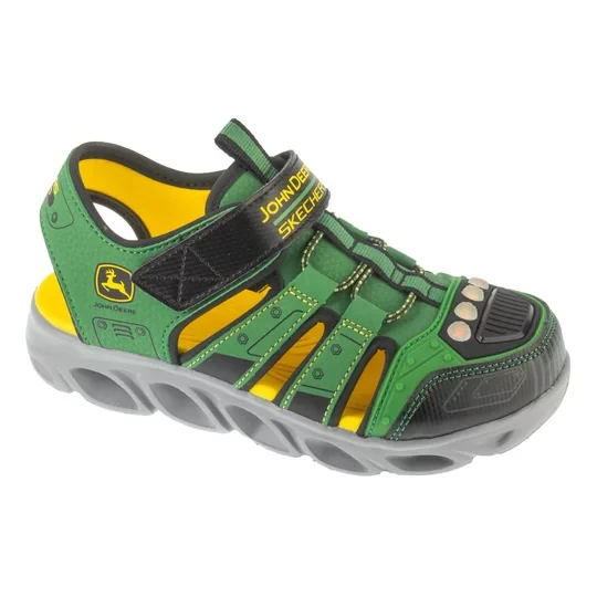 Zdjęcie produktu Skechers John Deere: Hypno-Splash - Tractor 407070L-GNBK, Dla chłopca, Zielone, sandały, syntetyk, rozmiar: 29