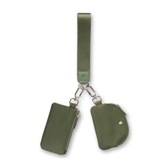 Zdjęcie produktu Skechers Keychain Double Pouch - Oliwkowy