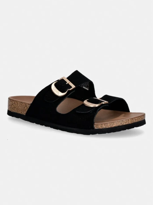 Zdjęcie produktu Skechers klapki damskie zamszowe ARCH FIT GRANOLA czarny