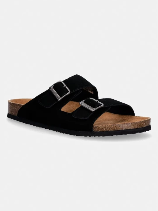 Zdjęcie produktu Skechers klapki męskie zamszowe AIDAN czarny