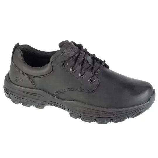 Zdjęcie produktu Skechers Knowlson - Leland 204920-BBK, Męskie, Czarne, buty sneakers, skóra licowa, rozmiar: 41