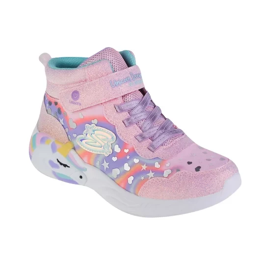 Zdjęcie produktu Skechers Lighted Unicorn Dreams Magical Dreamer 302332L-LPMT, Dla dziewczynki, Różowe, buty sneakers, tkanina, rozmiar: 33