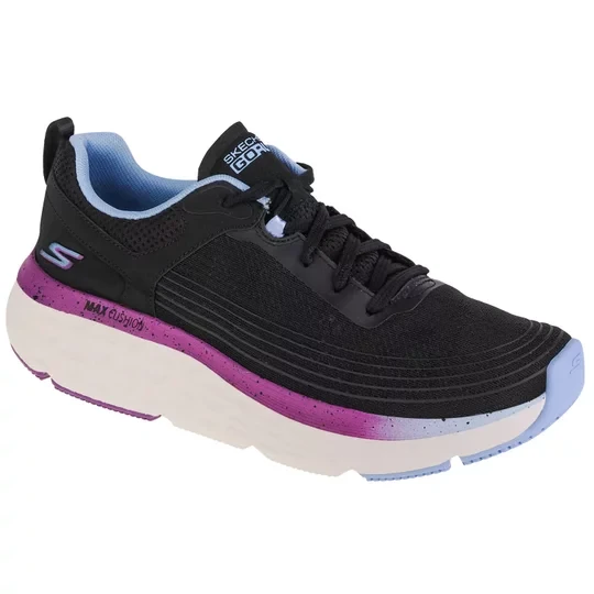 Zdjęcie produktu Skechers Max Cushioning Delta - Sunny Road 129118-BKBL, Damskie, Czarne, buty do biegania, tkanina, rozmiar: 37, 5