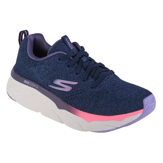Zdjęcie produktu Skechers Max Cushioning Elite-Clarion 128564-NVPR, Damskie, Granatowe, buty do biegania, tkanina, rozmiar: 36