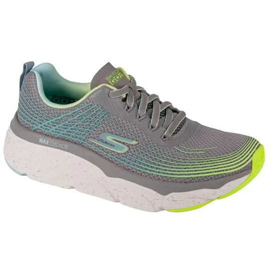 Zdjęcie produktu Skechers Max Cushioning Elite - Galaxy Burst 128563-GYLM, Damskie, Szare, buty do biegania, tkanina, rozmiar: 35