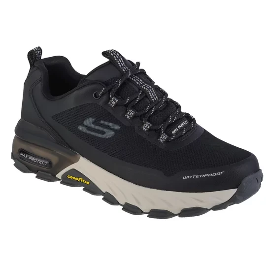 Zdjęcie produktu Skechers Max Protect-Fast Track 237304-BKGY, Męskie, Czarne, buty sneakers, przewiewna siateczka, rozmiar: 40