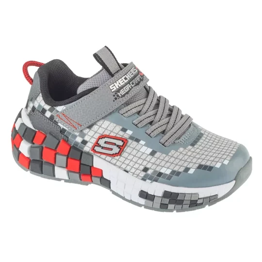 Zdjęcie produktu Skechers Mega-Craft 3.0 402182L-GYMT, Dla chłopca, Szare, buty sneakers, tkanina, rozmiar: 28