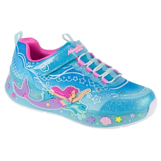 Zdjęcie produktu Skechers Mermaid Dreams 303060L-BLMT, Dla dziewczynki, Niebieskie, buty sneakers, syntetyk, rozmiar: 27