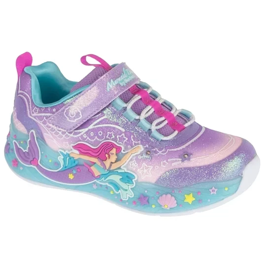 Zdjęcie produktu Skechers Mermaid Dreams 303060L-LVMT, Dla dziewczynki, Fioletowe, buty sneakers, syntetyk, rozmiar: 31