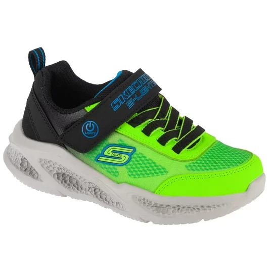 Zdjęcie produktu Skechers Meteor-Lights - Krendox 401495L-BBLM, Dla chłopca, Zielone, buty sneakers, syntetyk, rozmiar: 27
