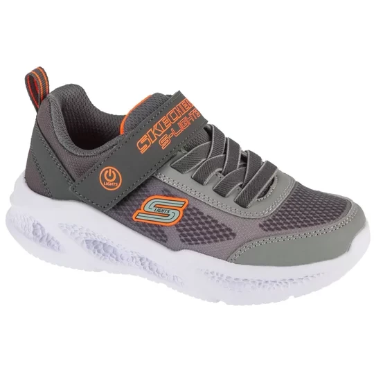 Zdjęcie produktu Skechers Meteor-Lights - Krendox 401495L-CCGY, Dla chłopca, Szare, buty sneakers, syntetyk, rozmiar: 32