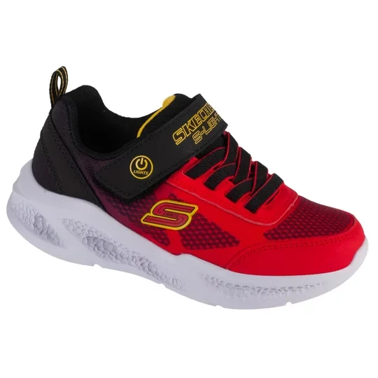 Zdjęcie produktu Skechers Meteor-Lights - Krendox 401495L-RDBK, Dla chłopca, Czerwone, buty sneakers, syntetyk, rozmiar: 30
