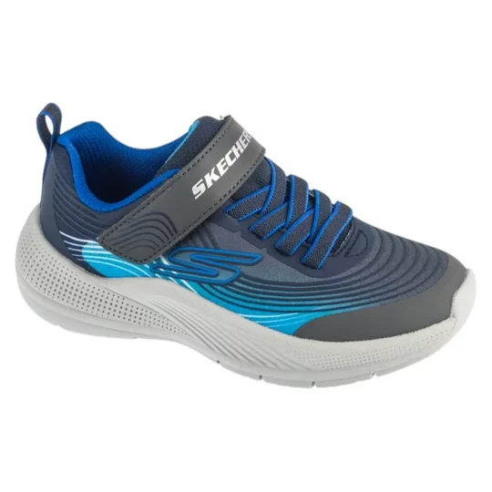 Zdjęcie produktu Skechers Microspec Advance 403926L-NVBL, Dla chłopca, Granatowe, buty sneakers, tkanina, rozmiar: 27