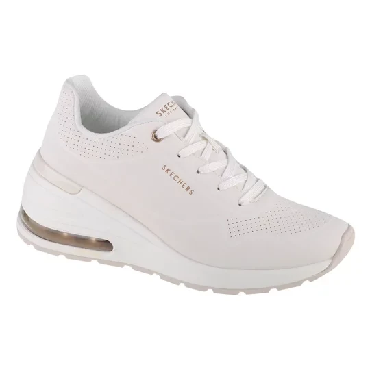Zdjęcie produktu Skechers Million Air-Elevated Air 155401-WHT, Damskie, Białe, buty sneakers, skóra syntetyczna, rozmiar: 39