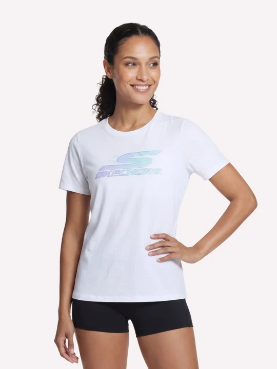 Zdjęcie produktu Skechers Motion krótkie Sleeve koszulka - Bialy