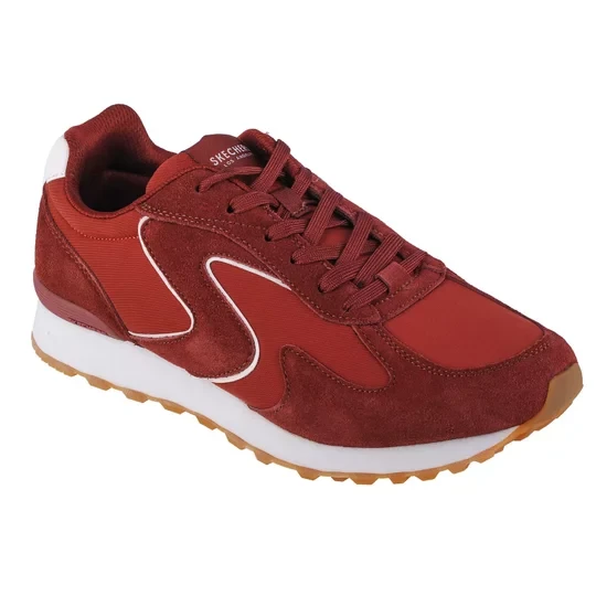 Zdjęcie produktu Skechers OG 85 - Fresh n Kewl 183202-BURG, Męskie, Czerwone, buty sneakers, skóra zamszowa, rozmiar: 42