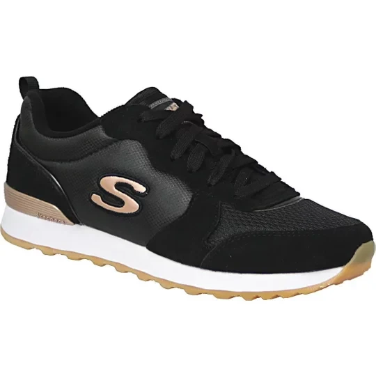 Zdjęcie produktu Skechers OG 85 - Gold'n Gurl 111-BLK, Damskie, Czarne, buty sneakers, tkanina, rozmiar: 37