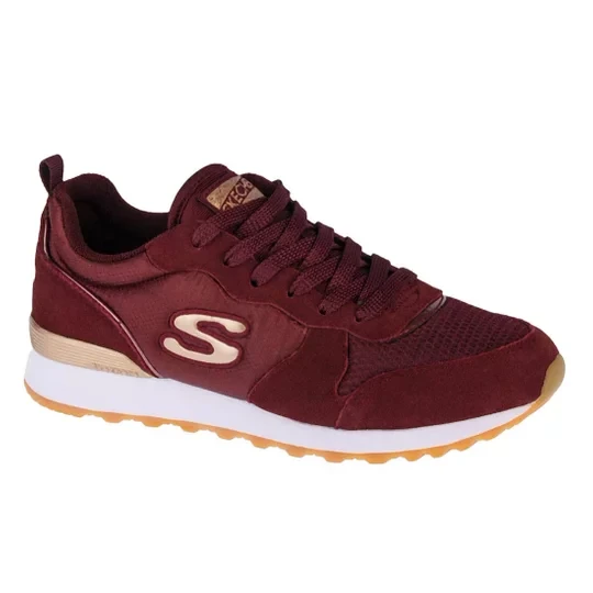 Zdjęcie produktu Skechers OG 85 - Gold'n Gurl 111-BURG, Damskie, Bordowe, buty sneakers, tkanina, rozmiar: 35, 5
