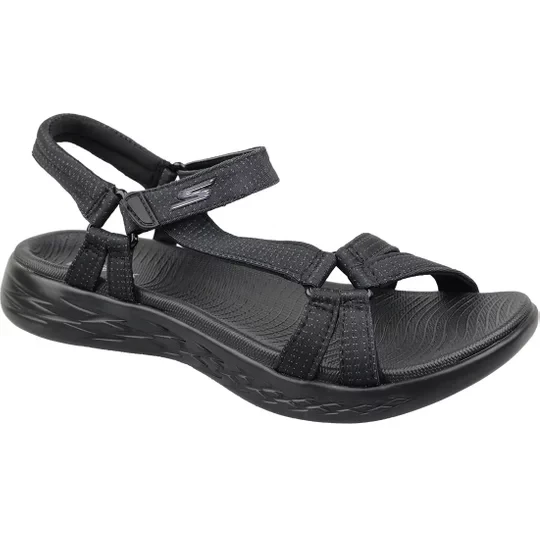 Zdjęcie produktu Skechers On the GO 600 - Brilliancy 15316-BBK, Damskie, Czarne, sandały, tkanina, rozmiar: 36