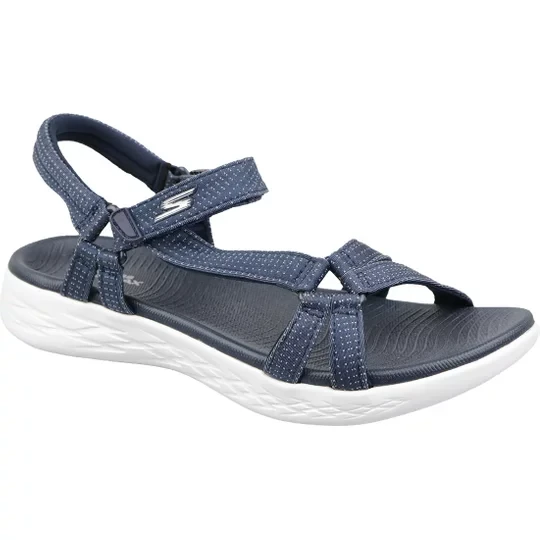Zdjęcie produktu Skechers On the GO 600 - Brilliancy 15316-NVY, Damskie, Granatowe, sandały, tkanina, rozmiar: 36
