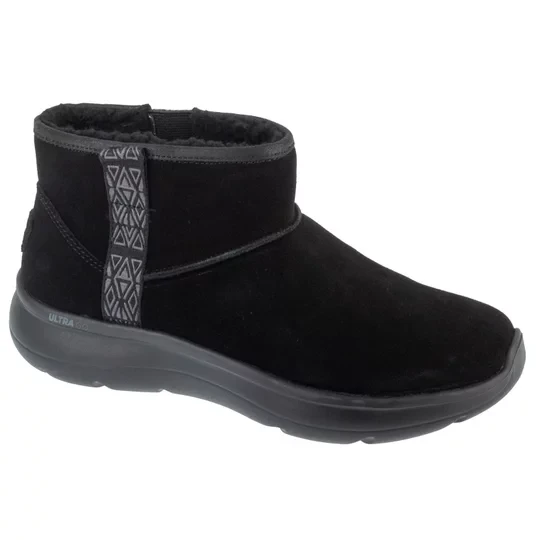 Zdjęcie produktu Skechers On-The-GO Encore - Fireside 144850-BBK, Damskie, Czarne, buty zimowe, skóra zamszowa, rozmiar: 36
