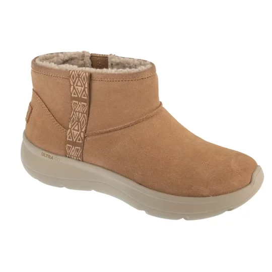 Zdjęcie produktu Skechers On-The-GO Encore - Fireside 144850-CSNT, Damskie, Brązowe, buty zimowe, skóra zamszowa, rozmiar: 36