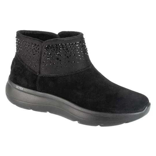 Zdjęcie produktu Skechers On-The-GO Encore - Winter Gleam 144849-BBK, Damskie, Czarne, buty zimowe, skóra zamszowa, rozmiar: 36
