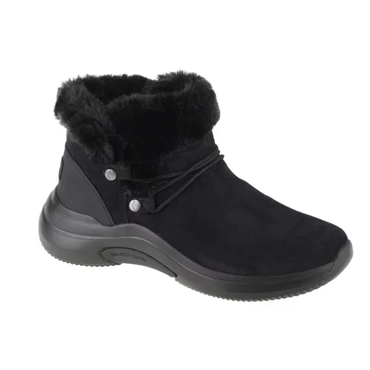 Zdjęcie produktu Skechers On The Go Midtown-Cozy Vibes 144271-BBK, Damskie, Czarne, buty zimowe, skóra zamszowa, rozmiar: 36