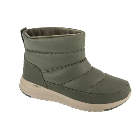 Zdjęcie produktu Skechers On-The-Go Stellar - Everest 144776-OLV, Damskie, Zielone, buty zimowe, tkanina, rozmiar: 36