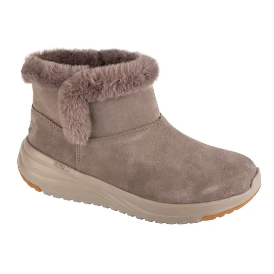 Zdjęcie produktu Skechers On-The-Go Stellar - Cozy Step 144775-DKTP, Damskie, Brązowe, buty zimowe, skóra zamszowa, rozmiar: 36