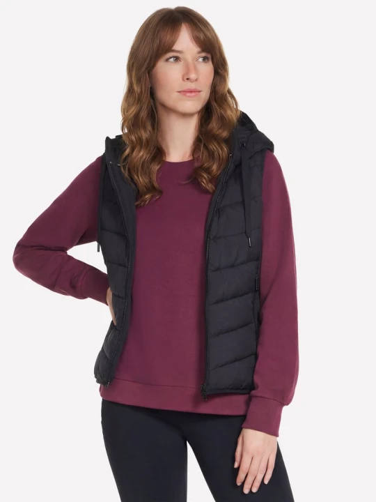 Zdjęcie produktu Skechers Performance Elite Cozy Fit Hooded Vest - Czarny