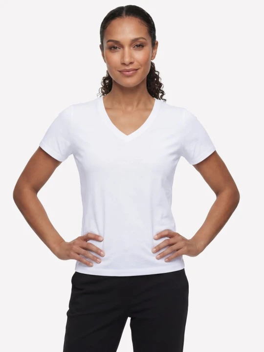 Zdjęcie produktu Skechers Pima V-Neck koszulka - Bialy