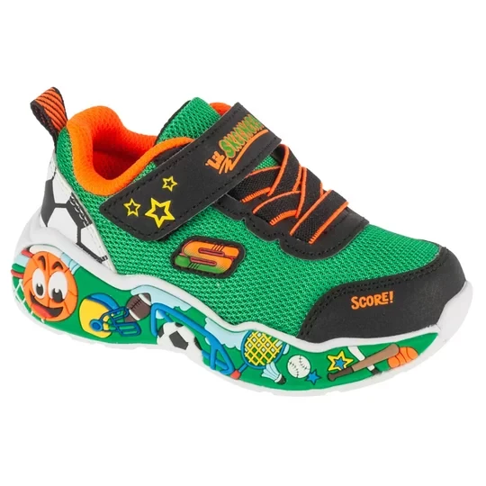 Zdjęcie produktu Skechers Play Scene 407312N-GRMT, Dla chłopca, Zielone, buty sneakers, tkanina, rozmiar: 22