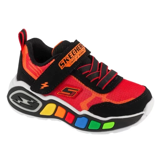 Zdjęcie produktu Skechers Play Scene 407606N-BKRD, Dla chłopca, Czarne, buty sneakers, tkanina, rozmiar: 22