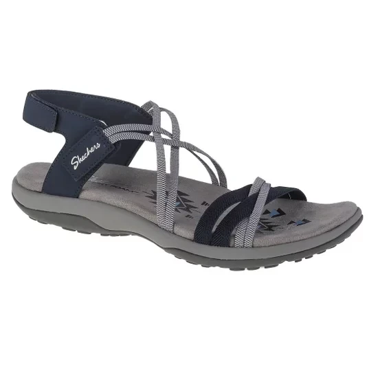 Zdjęcie produktu Skechers Reggae Slim–Takes Two 163112-NVY, Damskie, Granatowe, sandały, syntetyk, rozmiar: 41